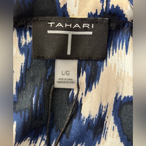 Tahari Cap Sleeve Midi Dress - Picture 3 of 5